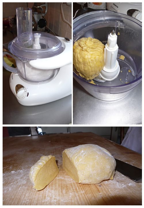 a quick an easy pasta dough made in the food processor 