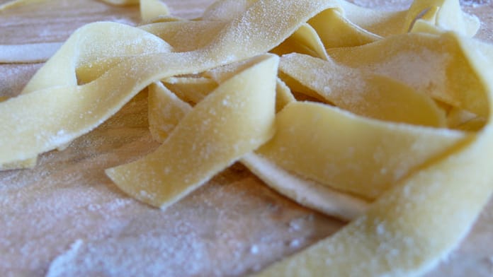 how to make fresh flat pasta fettuccine tagliolini pappardelle