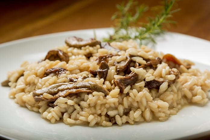 how to make a classic mushroom risotto