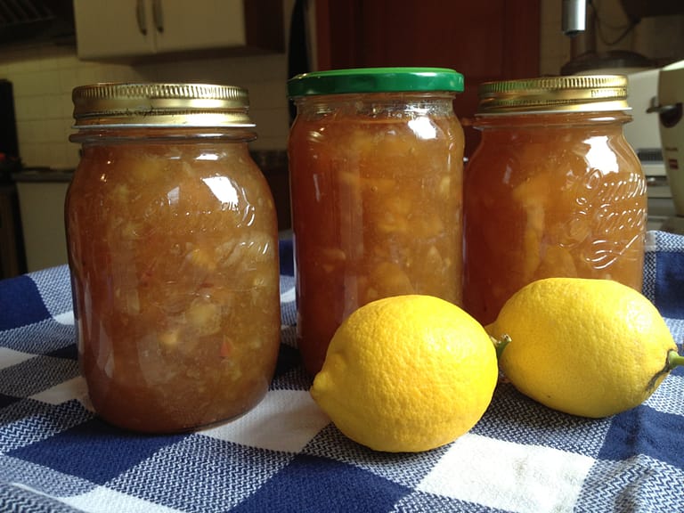 make lemon jam with lemons leftover from limoncello