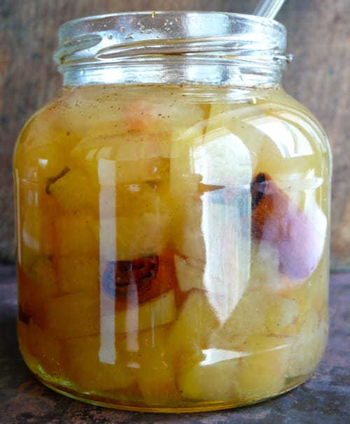 Pickled watermelon rind